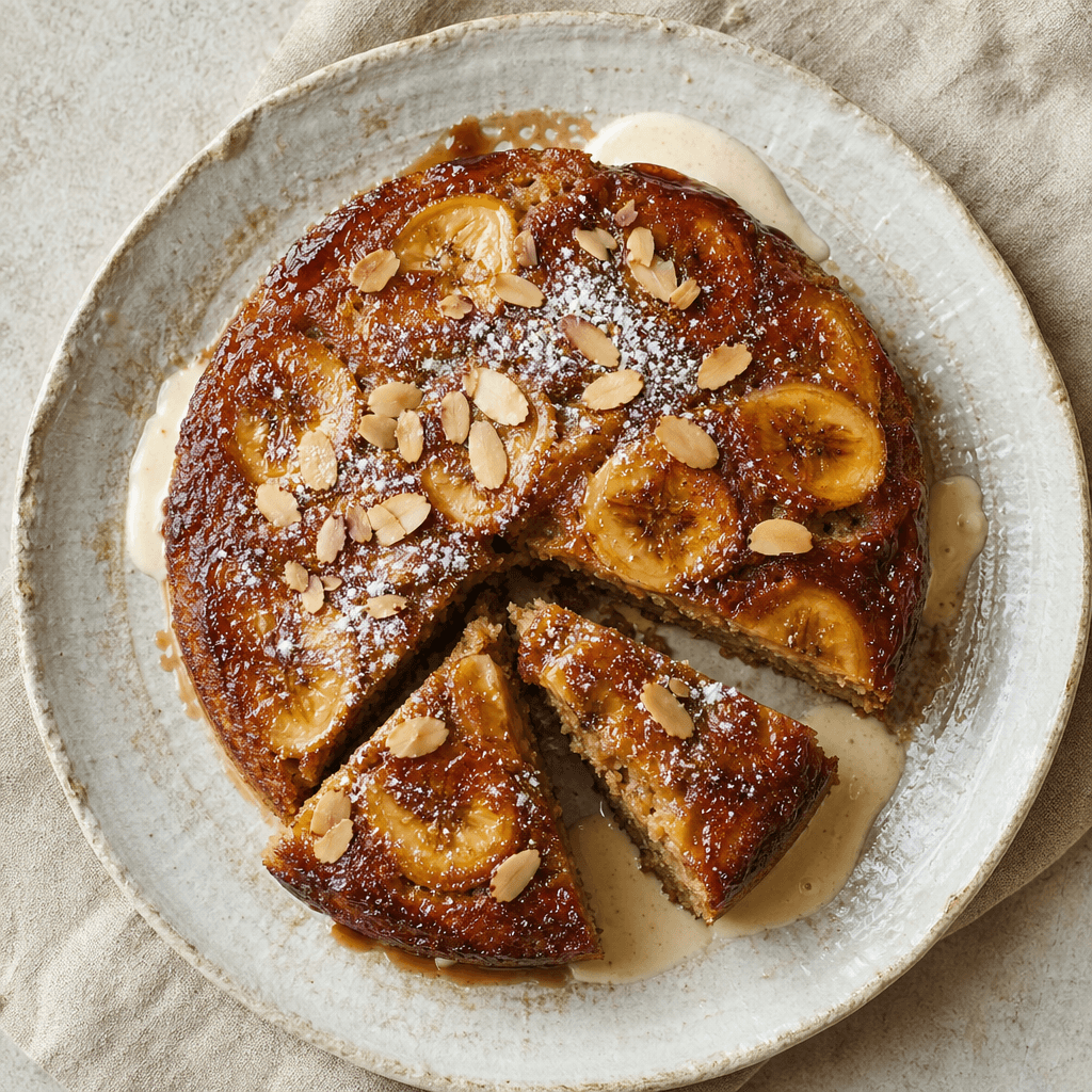 Banana And Almond Cake