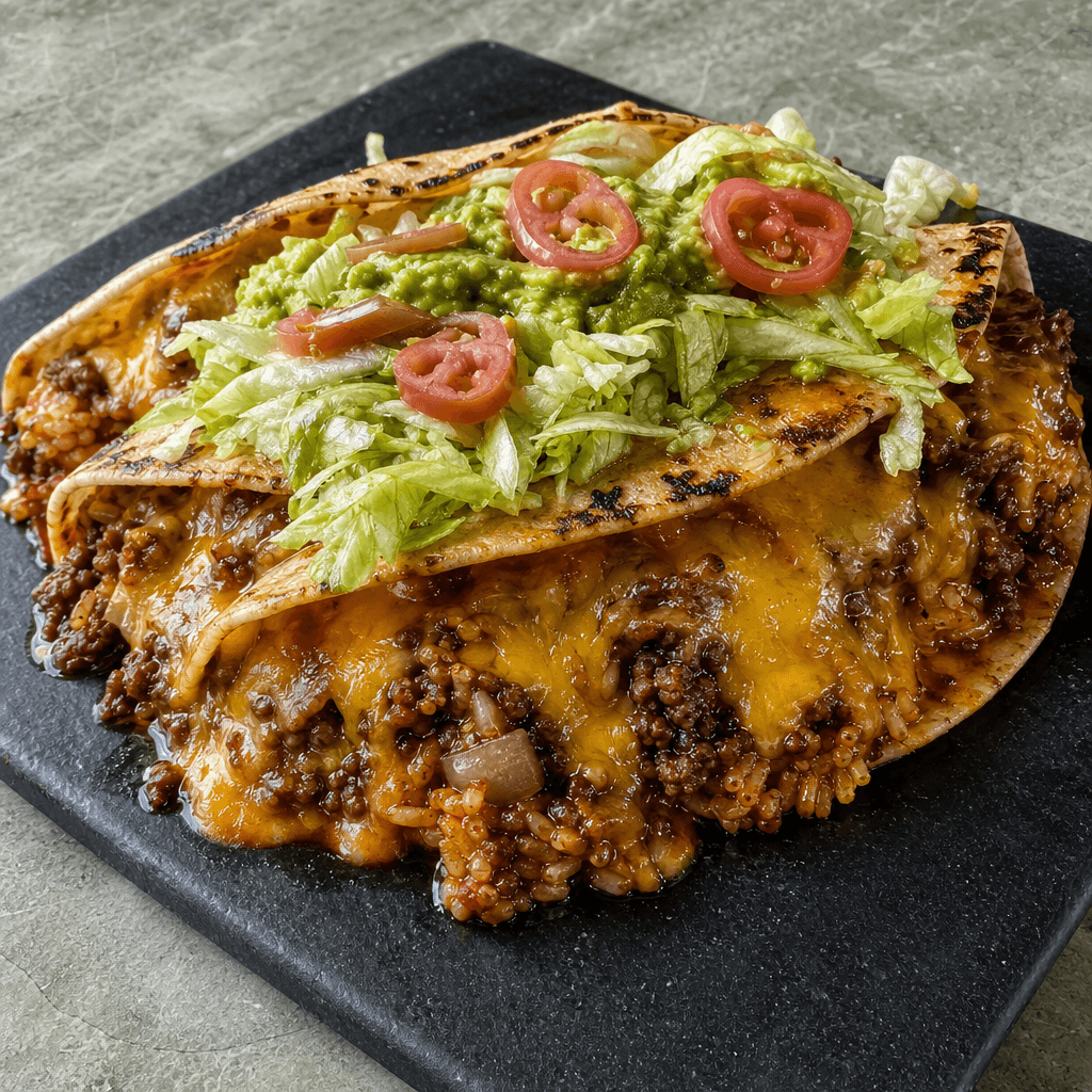 Cheesy Beef Taco Rice
