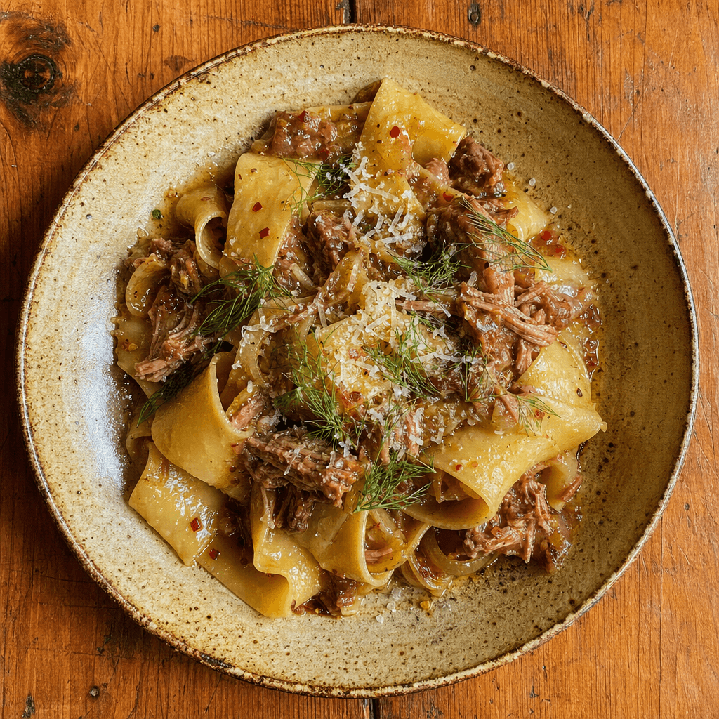 Slow Cooked Pork Ragu with Fennel