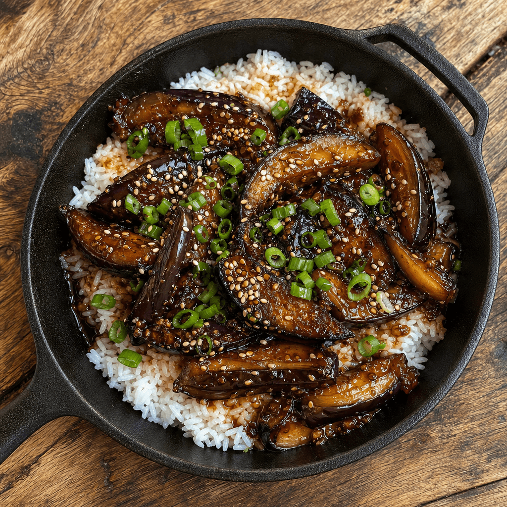 Sticky Miso Aubergine