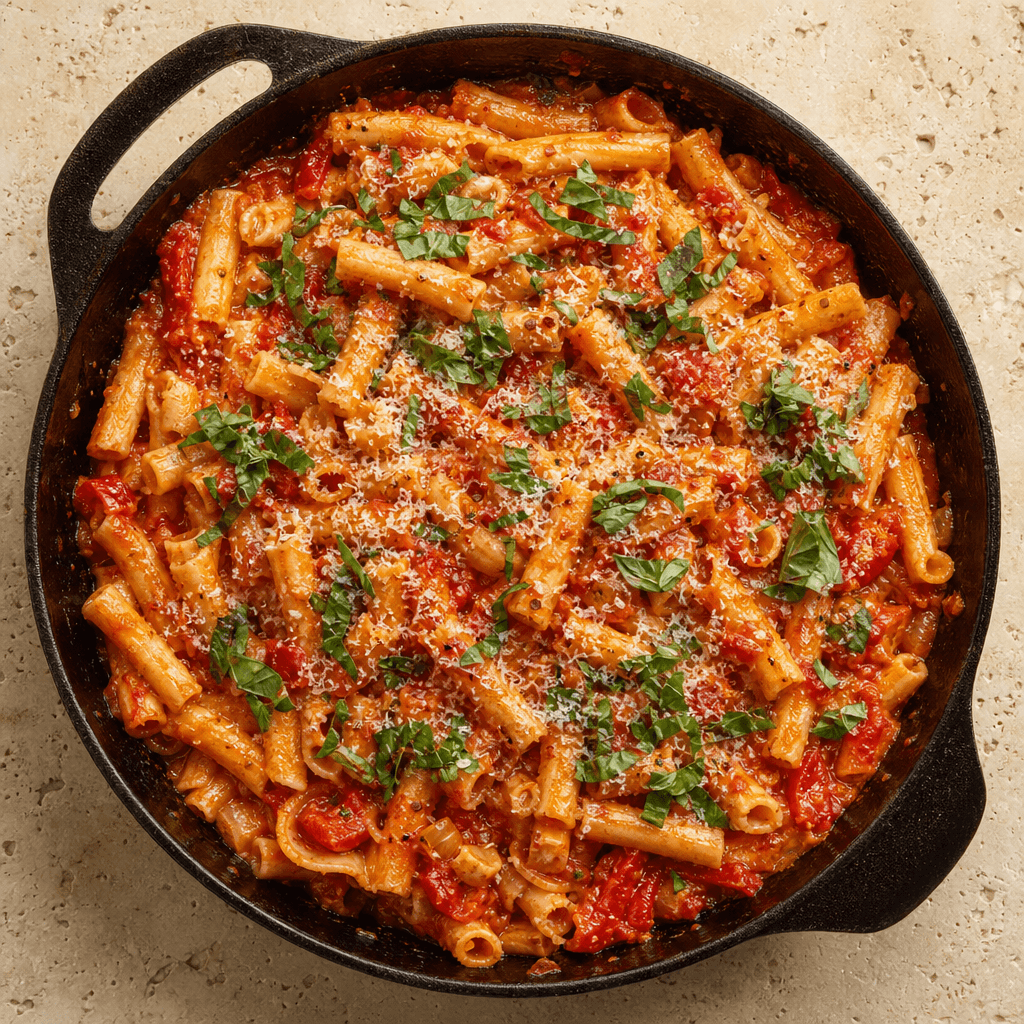 Roasted Red Pepper Pasta