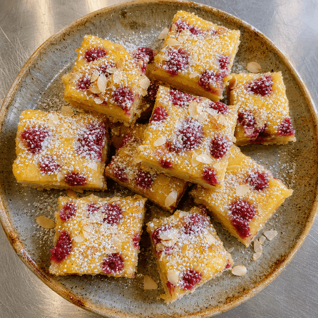 Lemon And Raspberry Bars