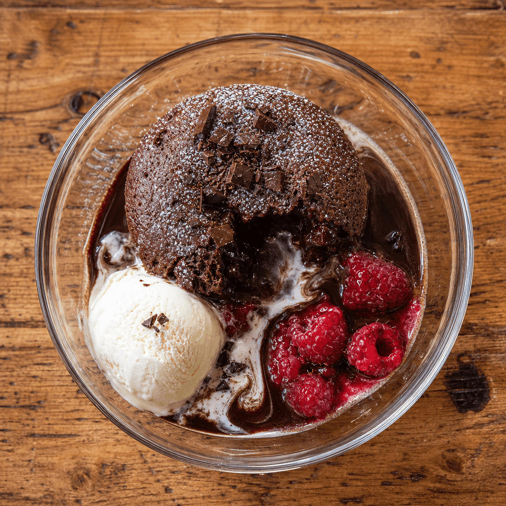 Molten Chocolate Puddings
