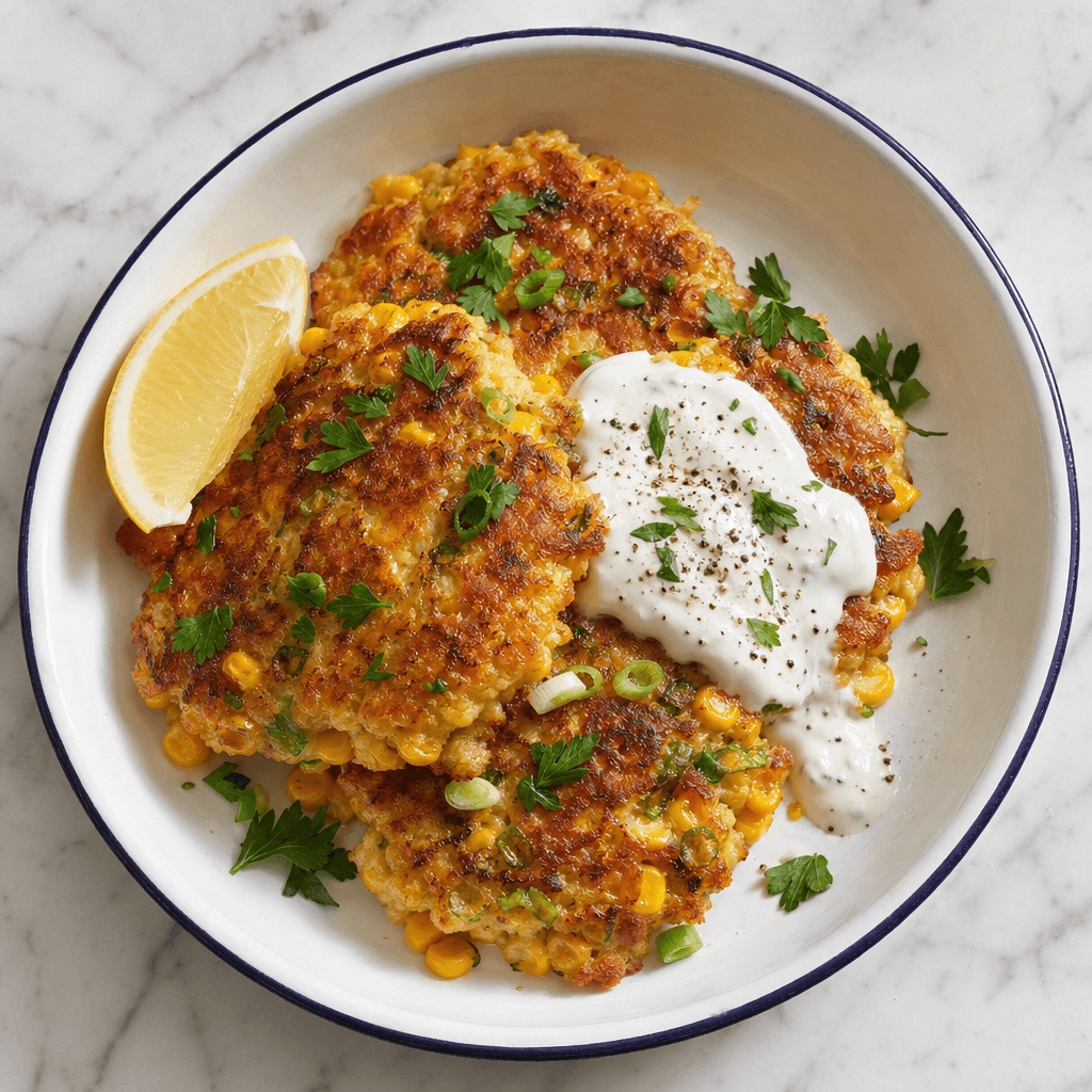 Sweetcorn & Cheese Fritters