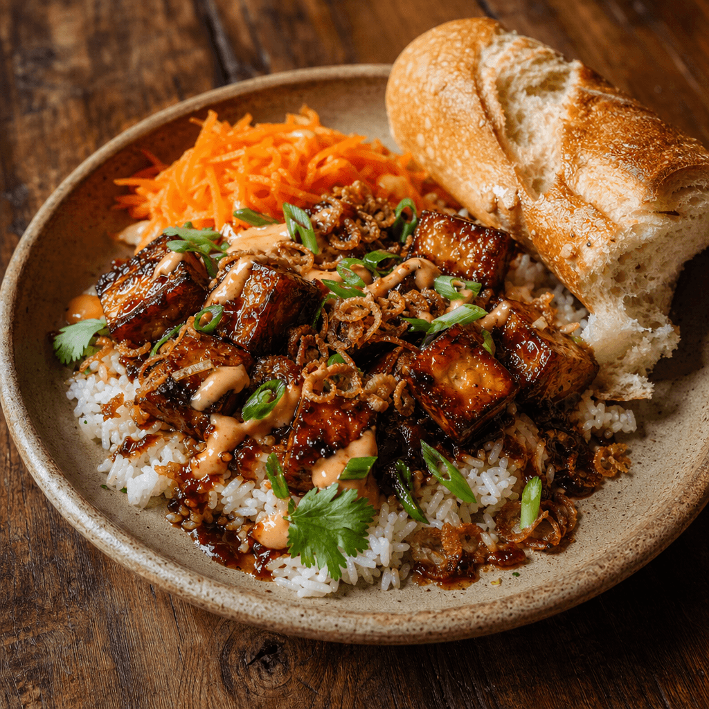Crispy Tofu Banh Mi Bowl
