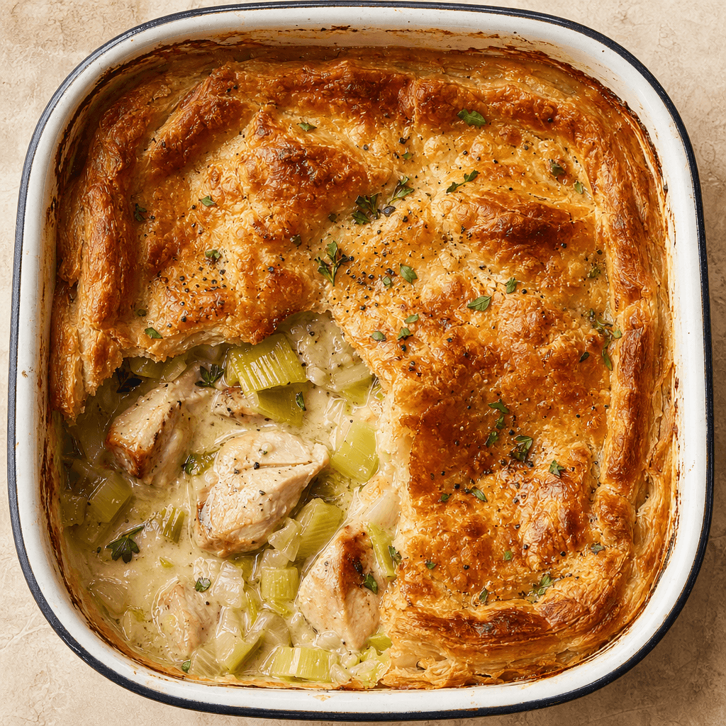 Chicken & Leek Pie