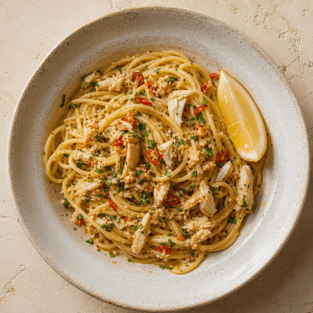Venetian-Style Crab Pasta