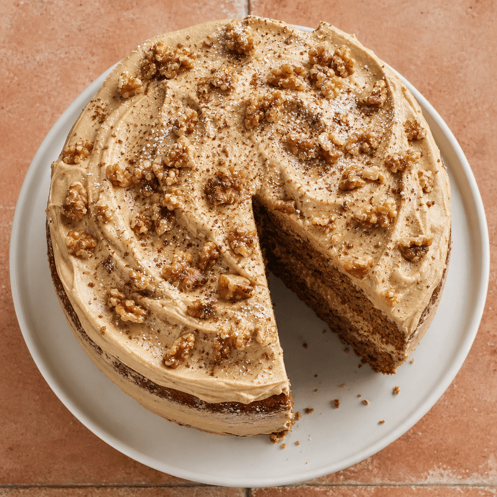 Coffee & Walnut Cake