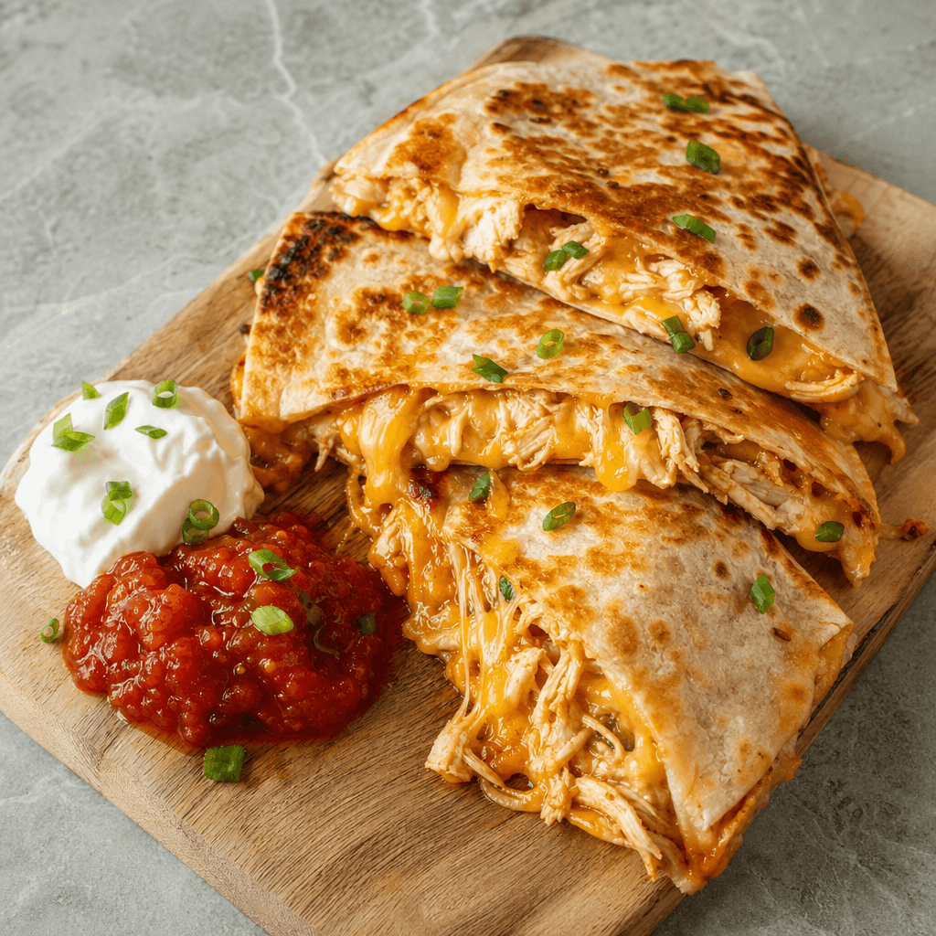 Cheesy Chicken Quesadillas