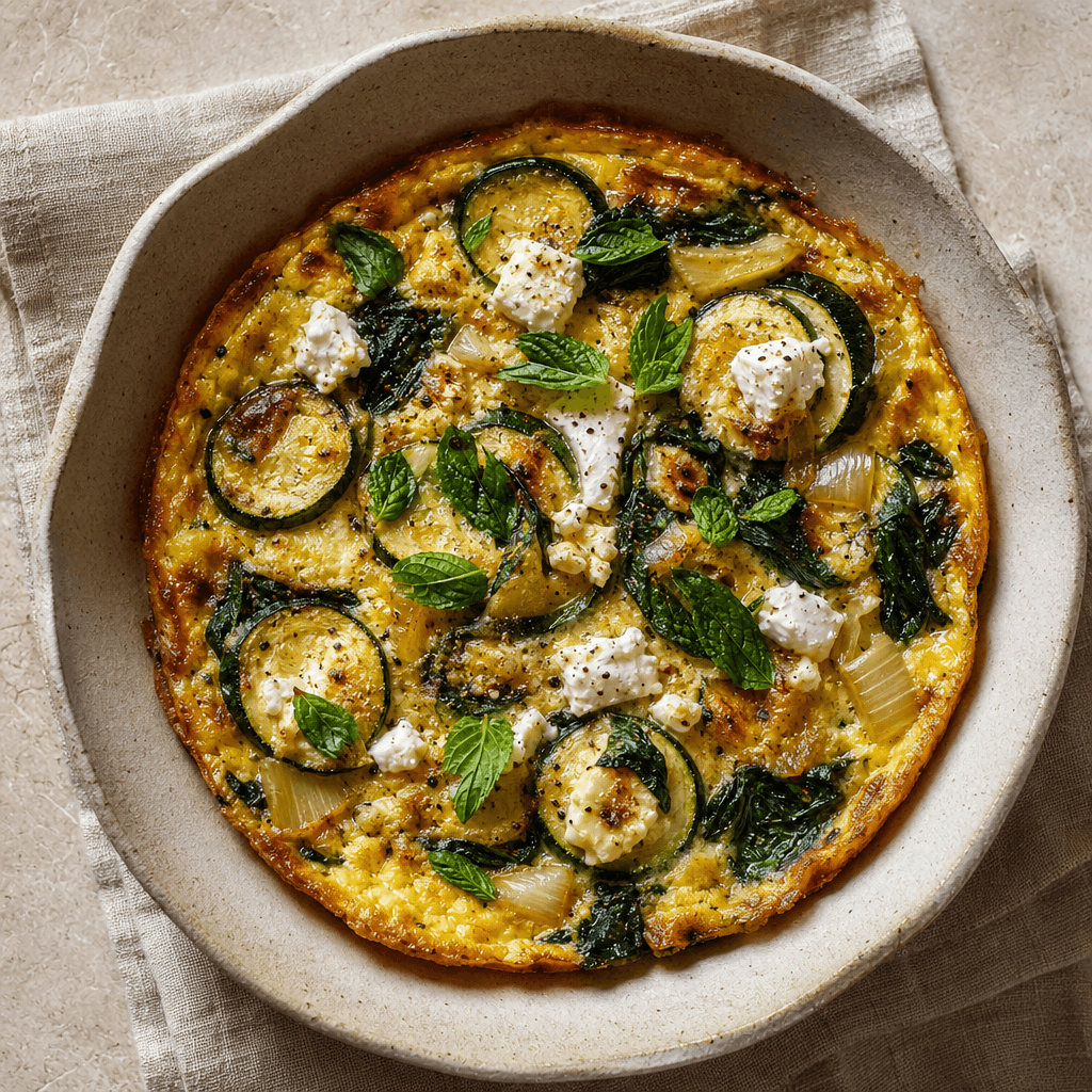Courgette & Mint Frittata