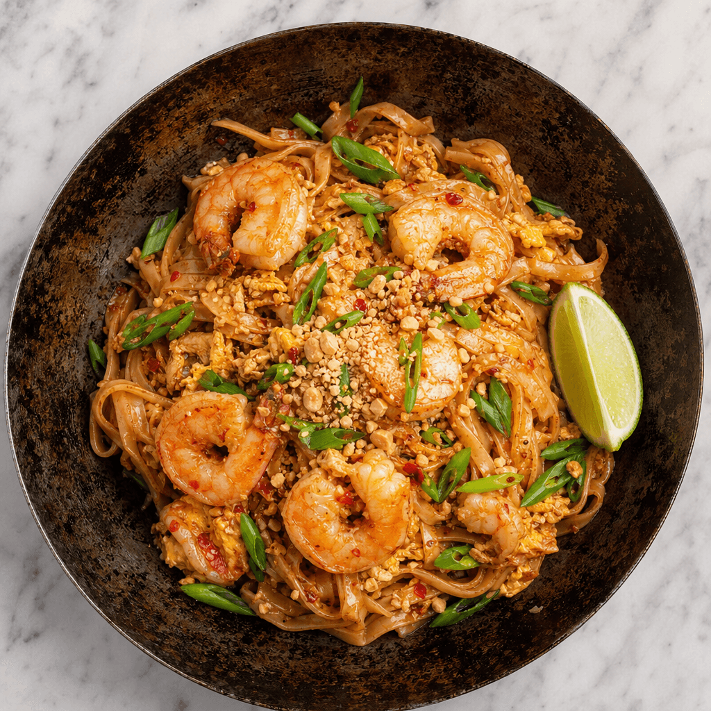 Pad Thai with Prawns