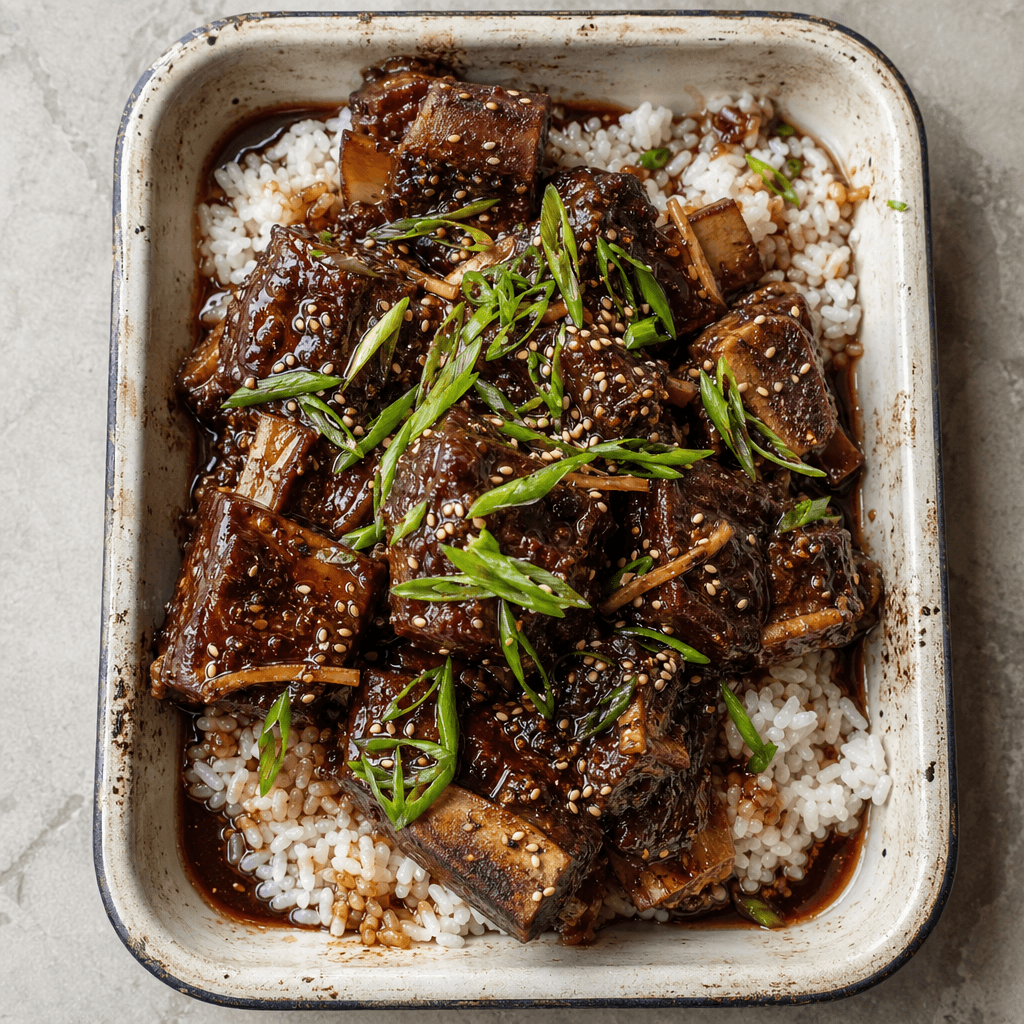 Korean-Inspired Soy-Braised Beef Short Ribs