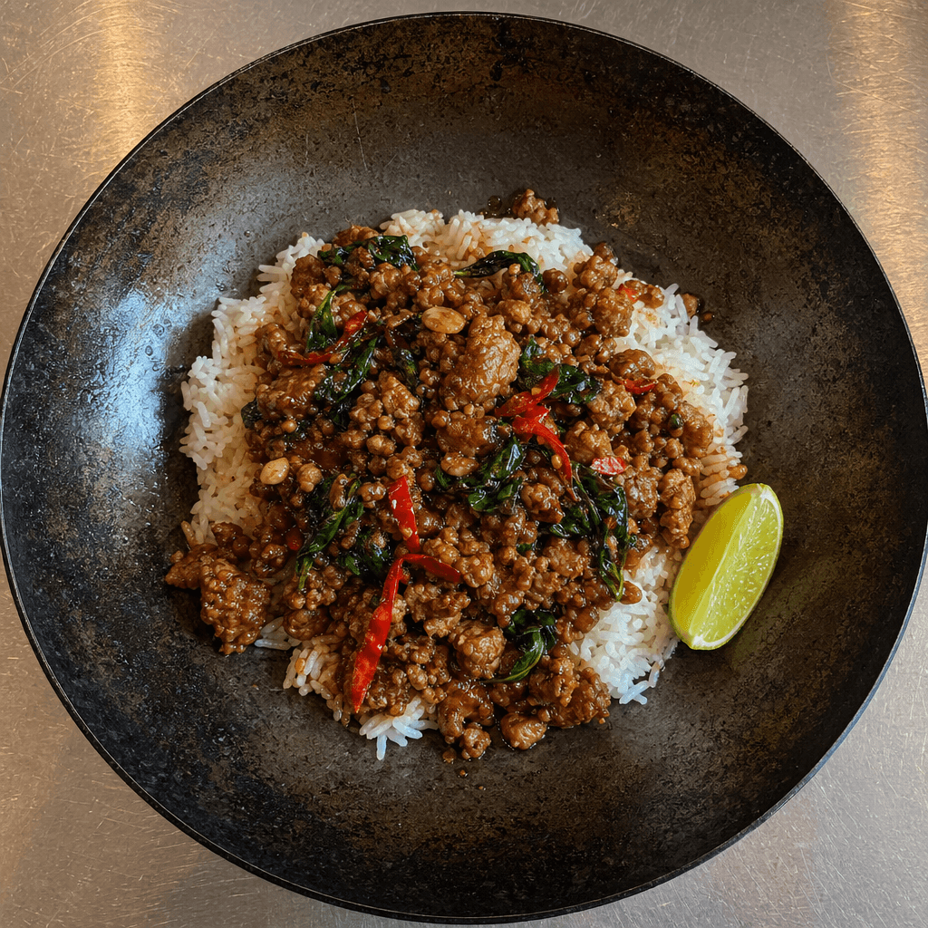 Thai Basil Pork Stir-Fry