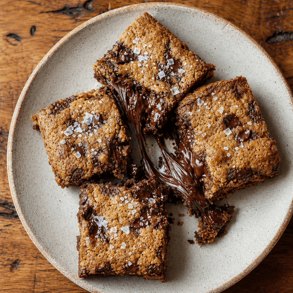 Gooey Chocolate Biscuit Bars