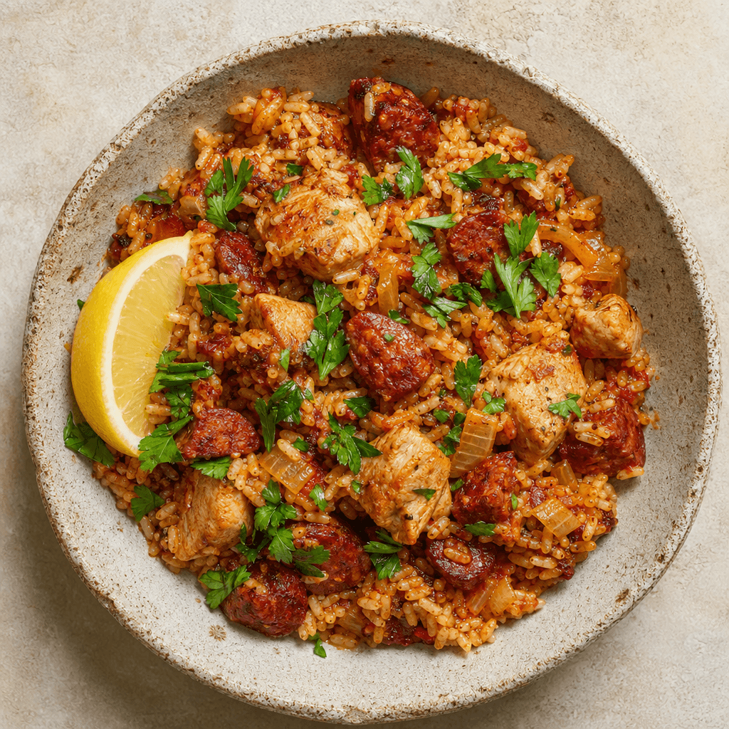 All-In-One Spicy Pork and Rice