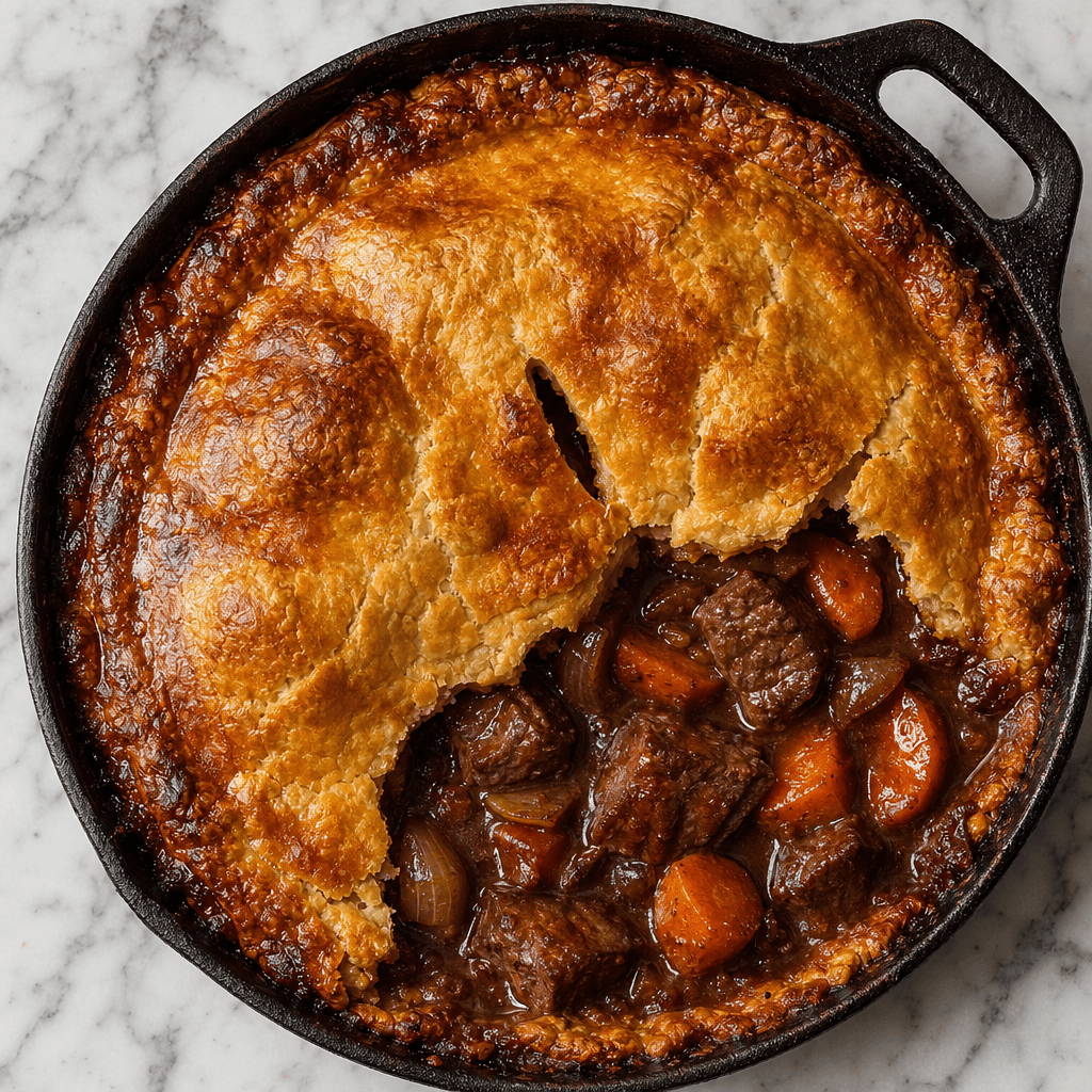 Beef & Red Wine Pie