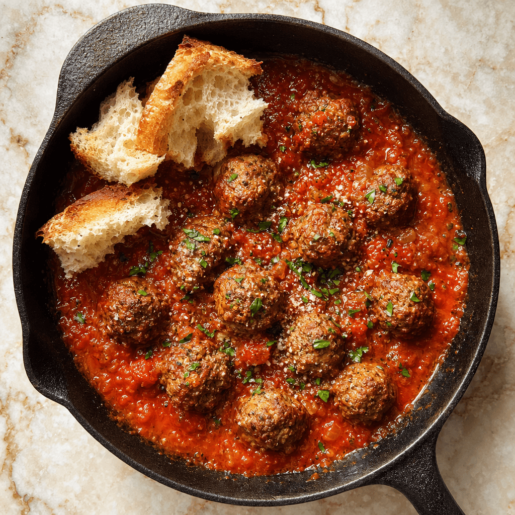 Mini Meatballs in Tomato Sauce