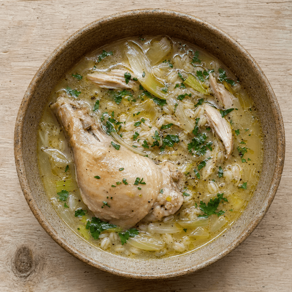 Chicken & Pearl Barley Broth
