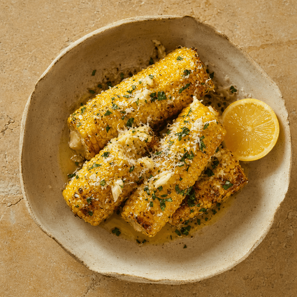 Corn on the Cob with Butter & Cheese