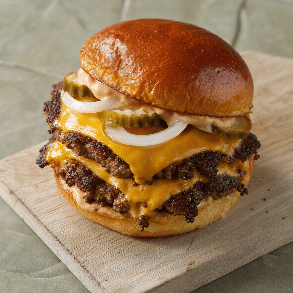 Smash Burgers with Special Sauce and Pickles