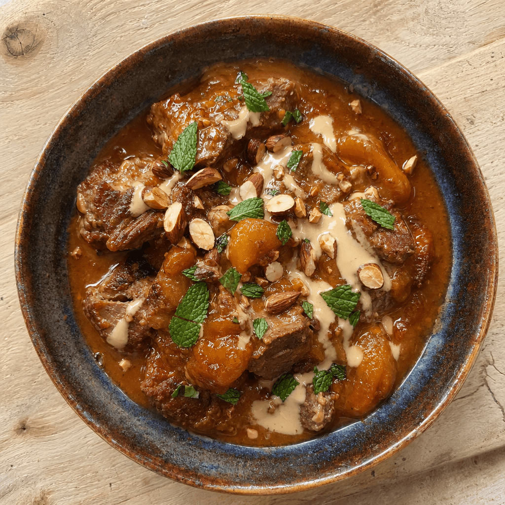 Spiced Pork & Apricot Tagine