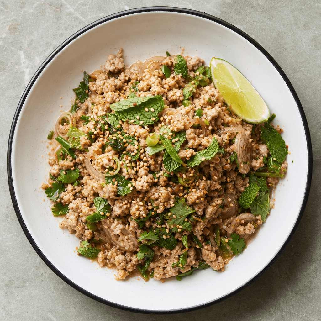 Thai Larb with Pork & Fresh Herbs