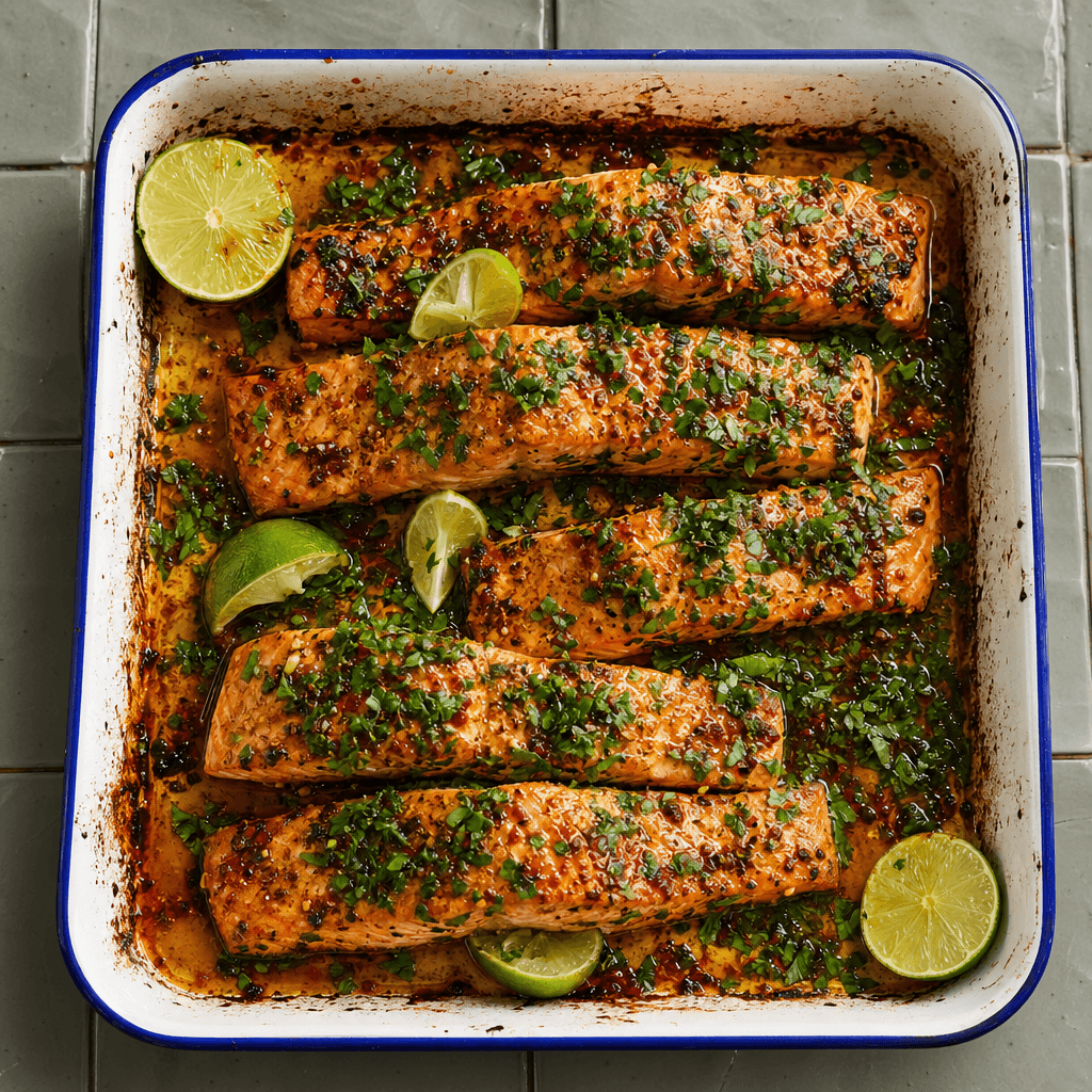 Chilli Lime Baked Salmon