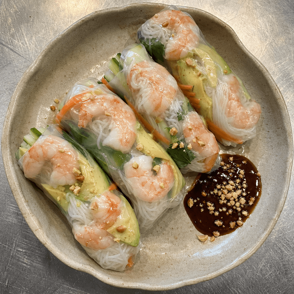 Vietnamese-Style Prawn Summer Rolls