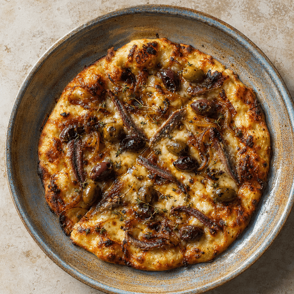 Anchovy And Olive Pizza
