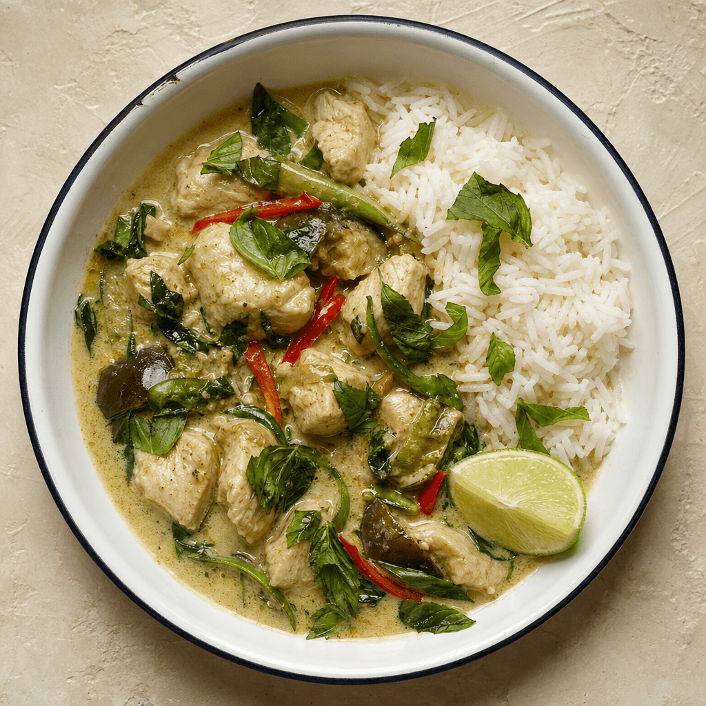Thai Green Curry with Jasmine Rice