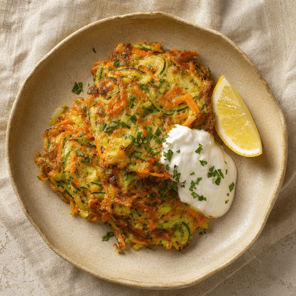 Courgette & Carrot Fritters