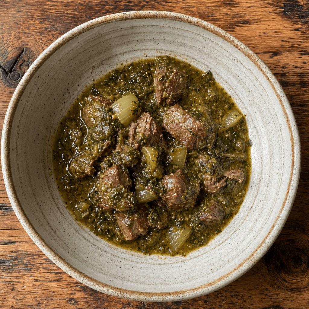 Persian-Spiced Lamb & Herb Stew