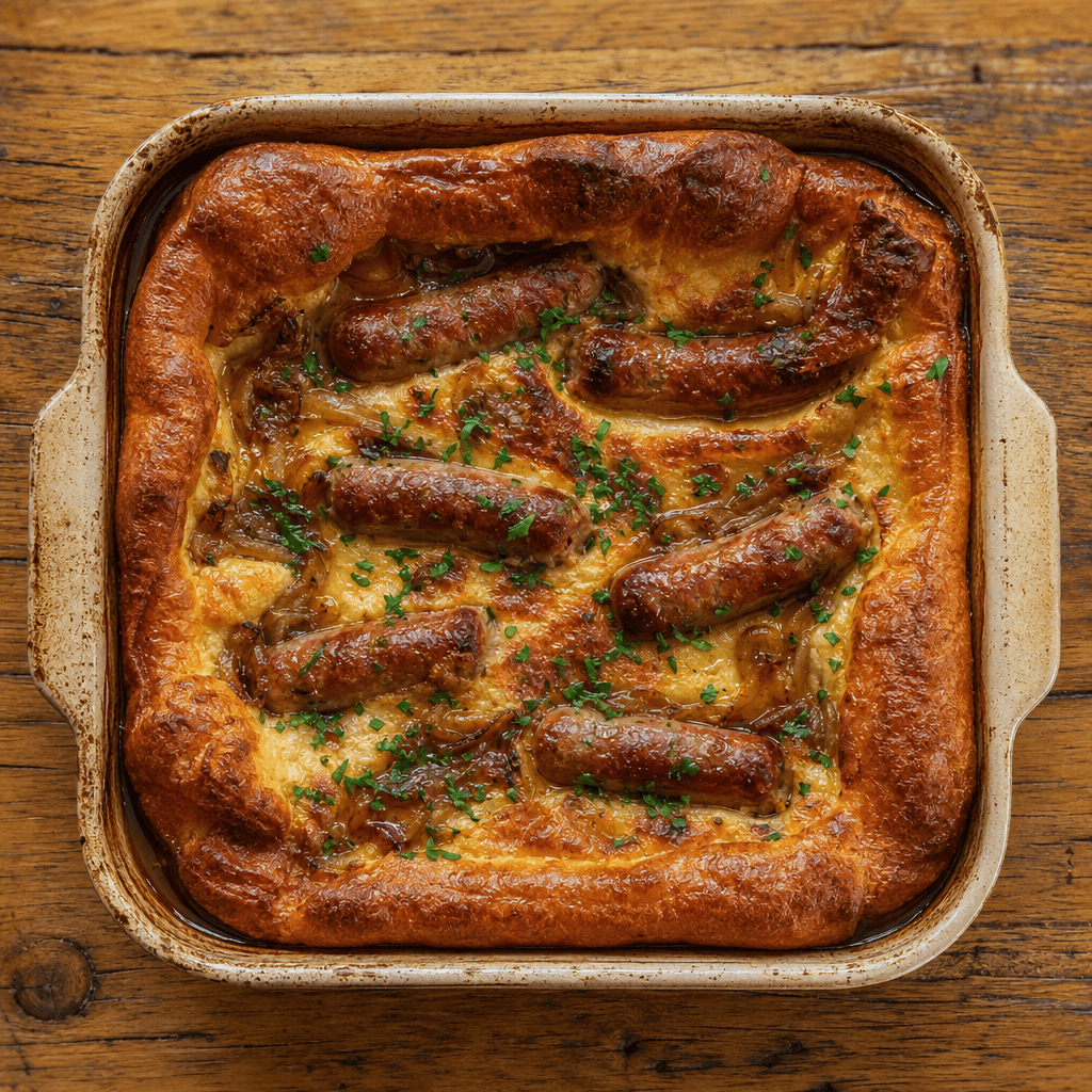 Sausage & Onion Toad-in-the-Hole