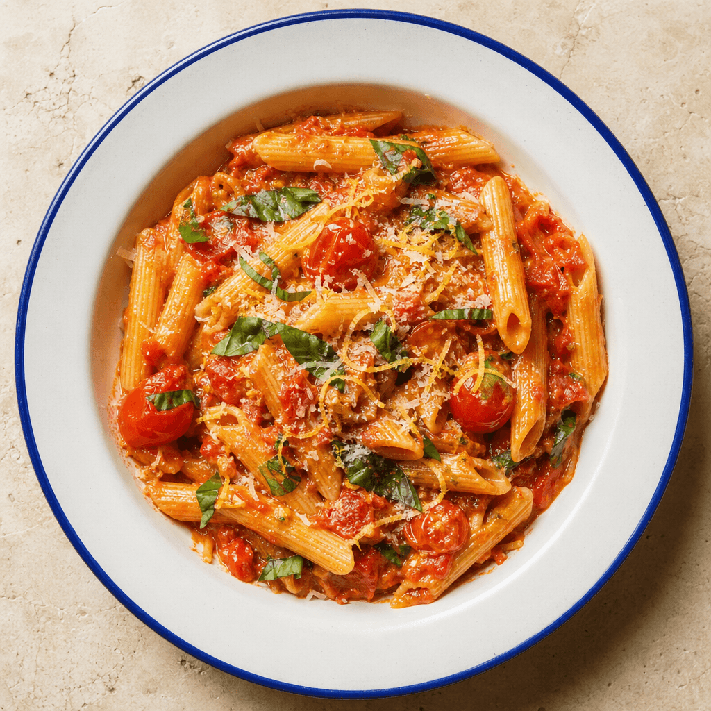Creamy Tomato Basil Pasta