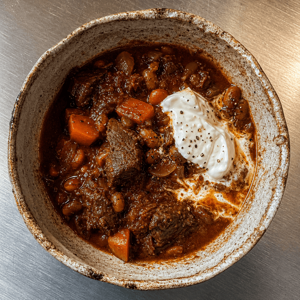 Smoky Beef & Bean Stew