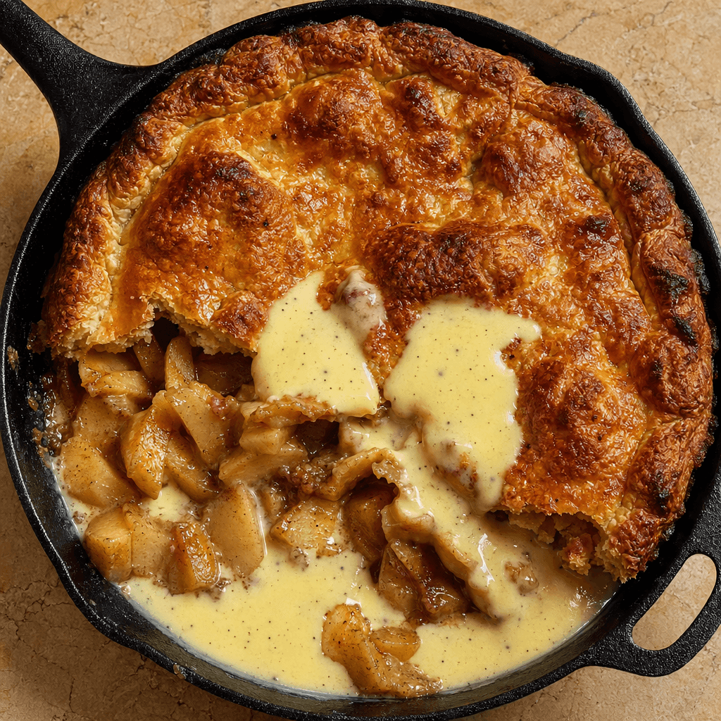 Apple Pie with Custard