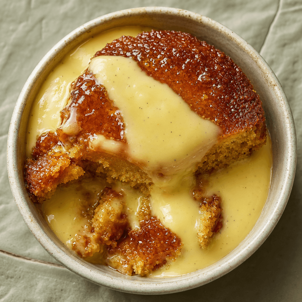 Golden Syrup Sponge with Custard