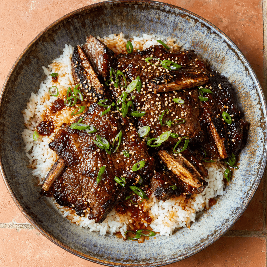 Korean BBQ Beef Short Ribs in the Oven