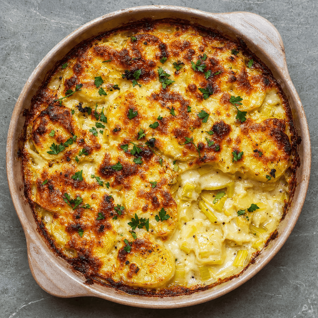Potato & Leek Gratin