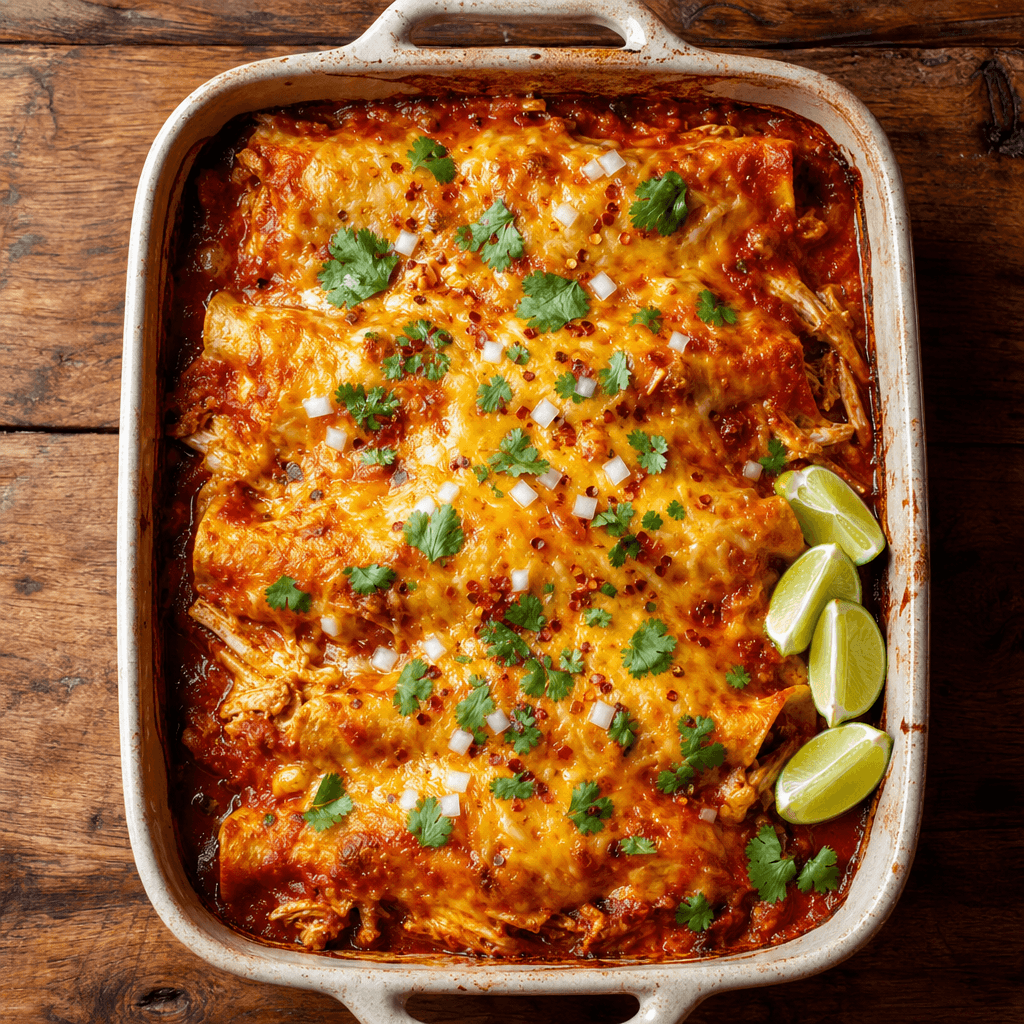 Baked Chicken Enchiladas