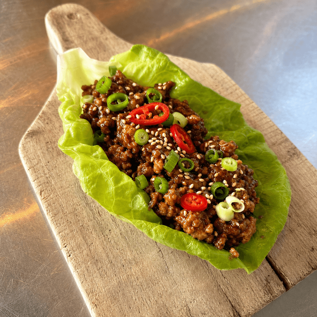 Turkey Lettuce Wraps with Hoisin