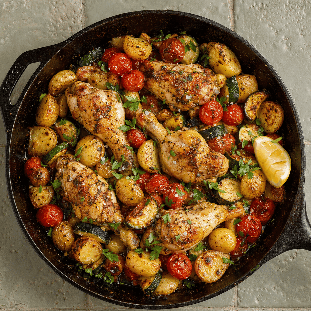 Chicken and Potato Traybake with Rosemary