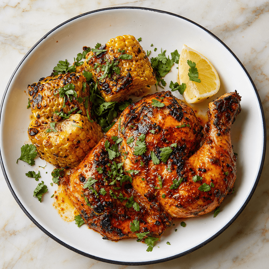 Chicken Peri-Peri with Charred Corn