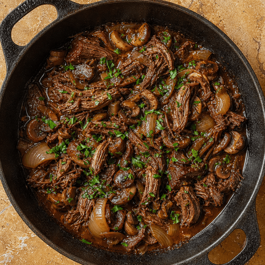 Beef & Mushroom Pot Roast