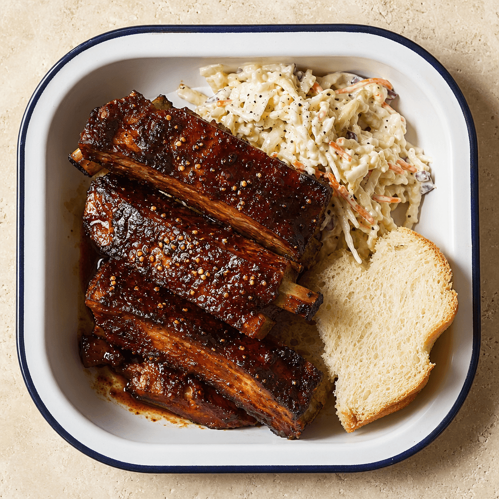 St Louis Ribs with Kansas City Glaze