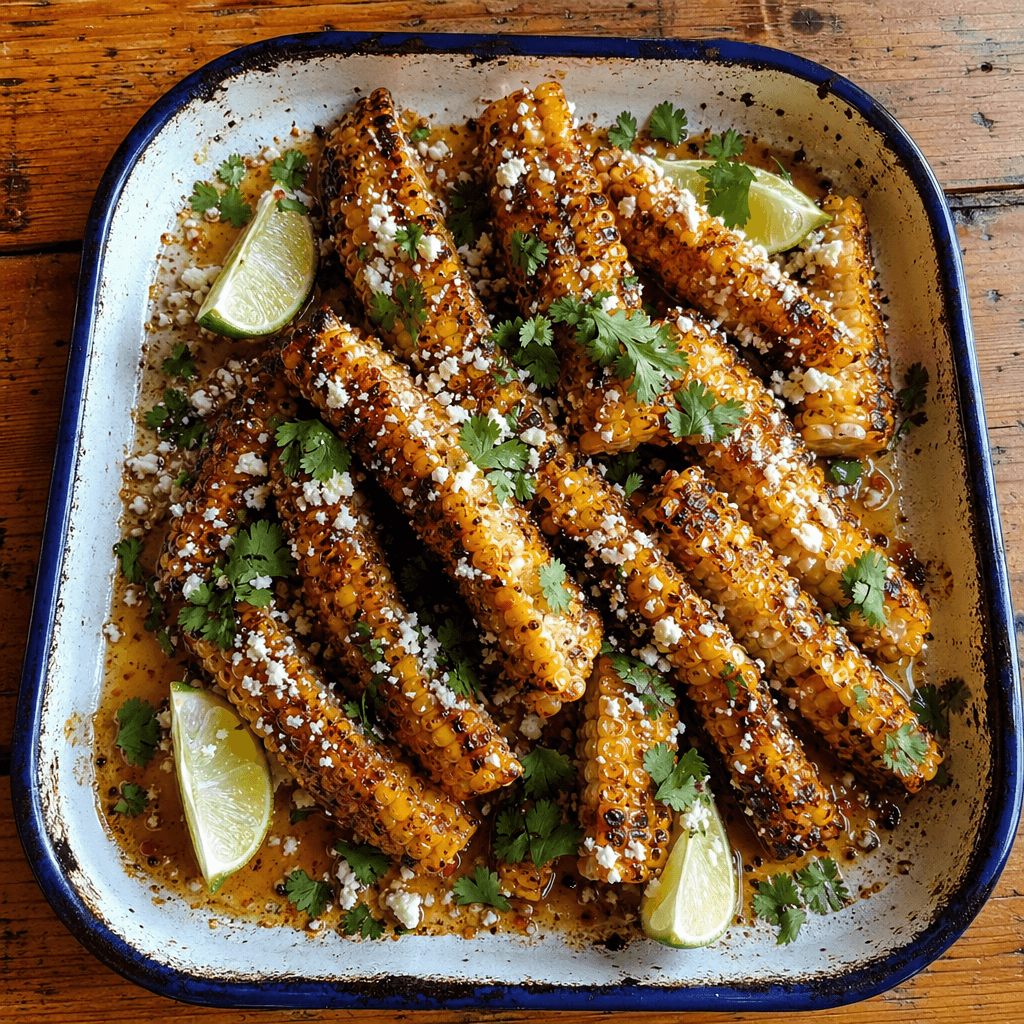 Sweetcorn Ribs with Chilli-Lime Butter and Cotija