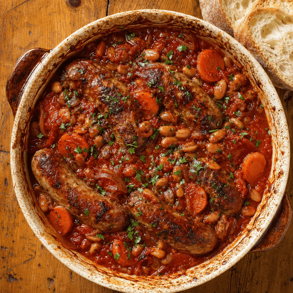 Sausage & Bean Casserole