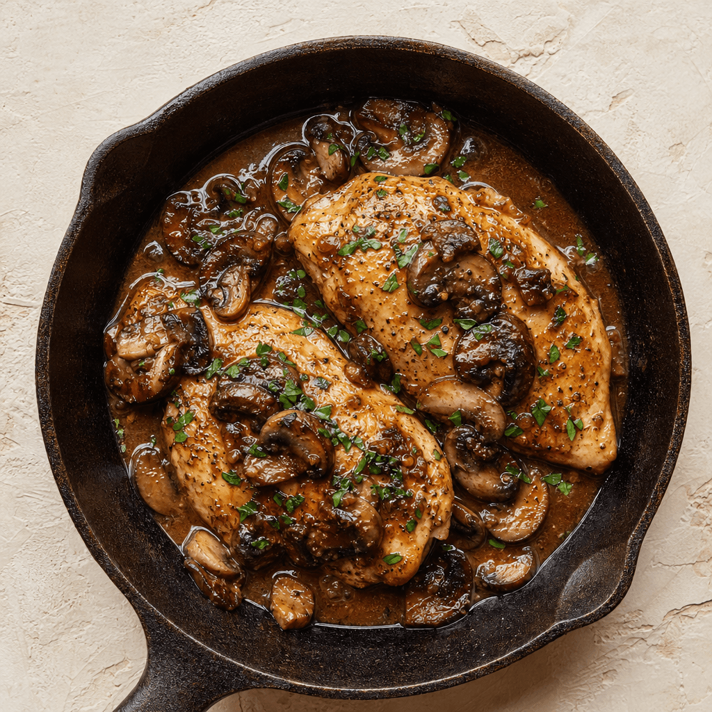 Chicken Marsala with Mushrooms