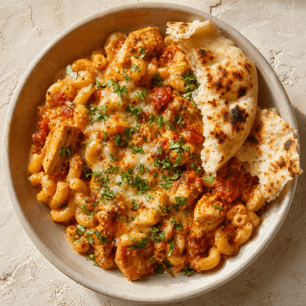 Butter Chicken Mac & Cheese