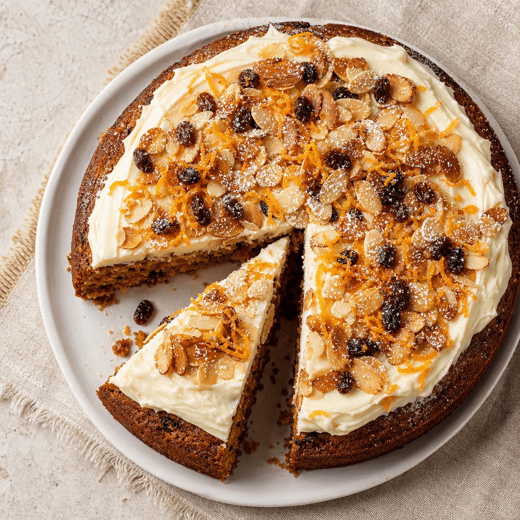 Spiced Carrot And Almond Cake